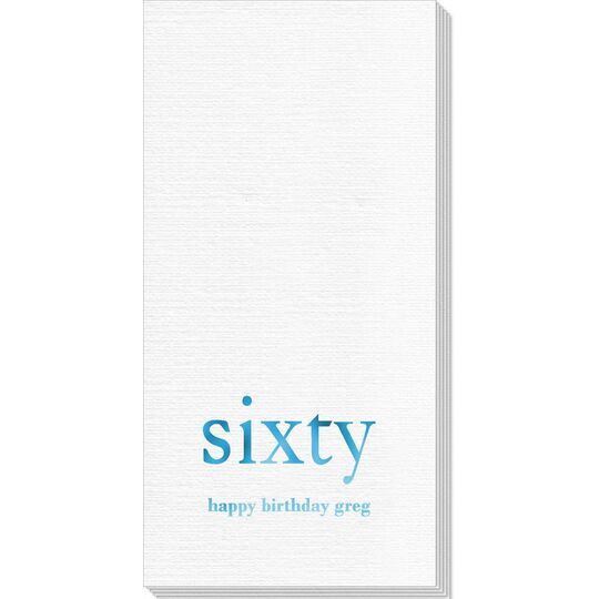 Big Number Sixty Deville Guest Towels